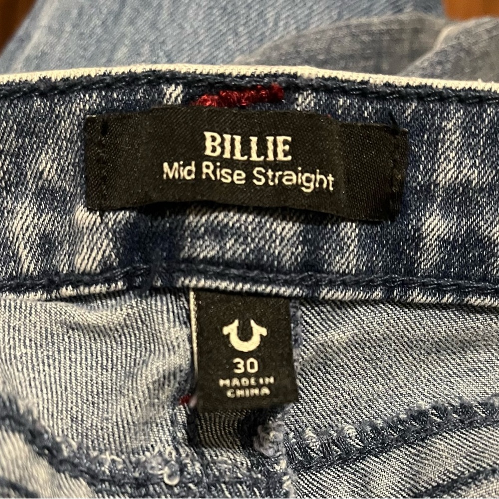 True Religion Women's Faded blue  Straight Leg Jeans - Picture 4 of 15